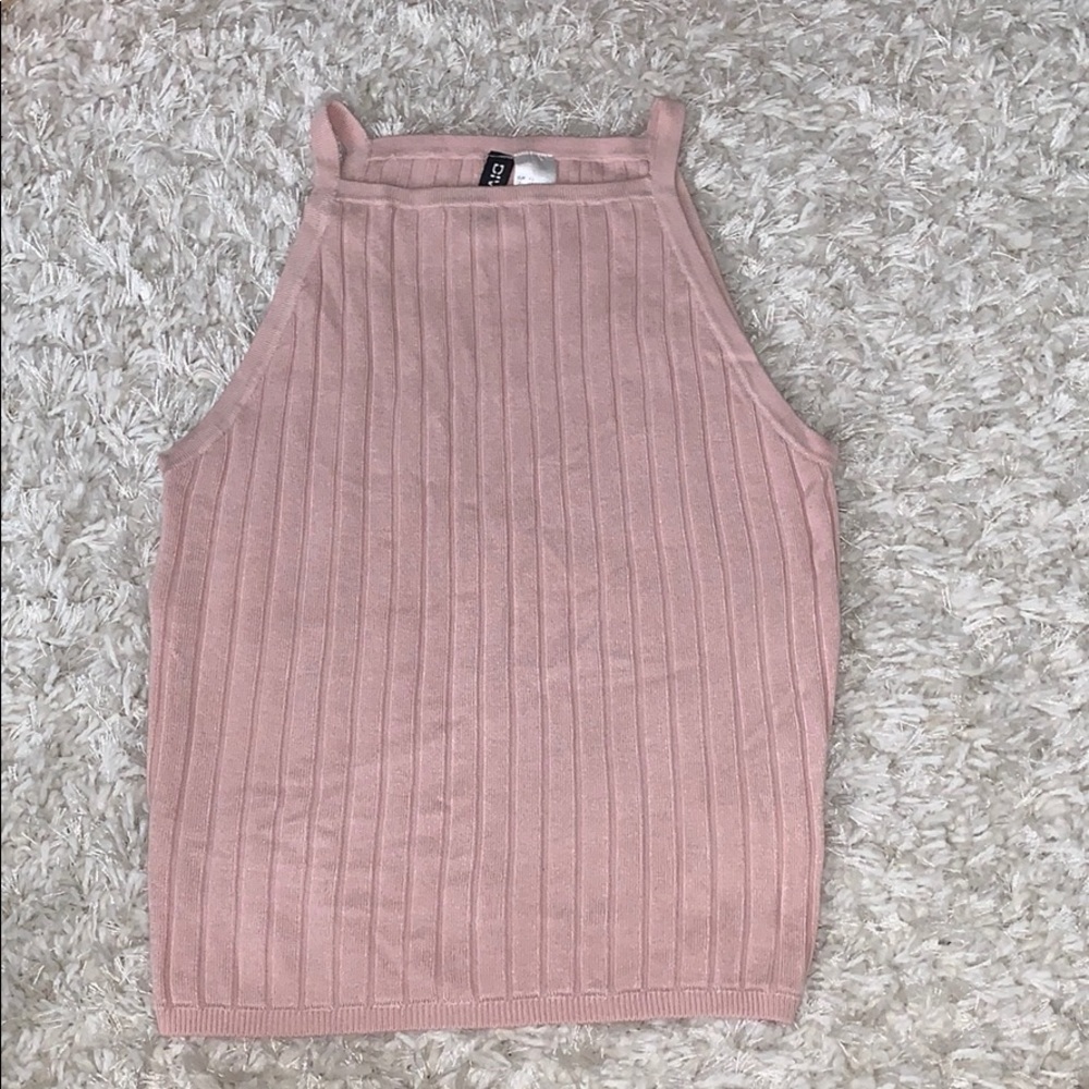 high neck tank top